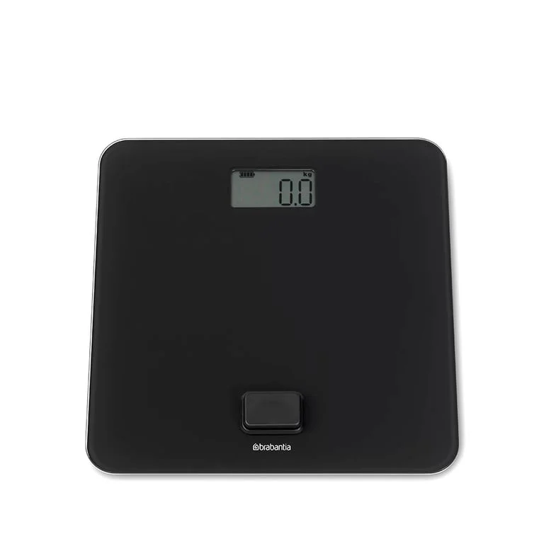 Дигитална везна за баня Brabantia ReNew Dark Grey, работа без батерии