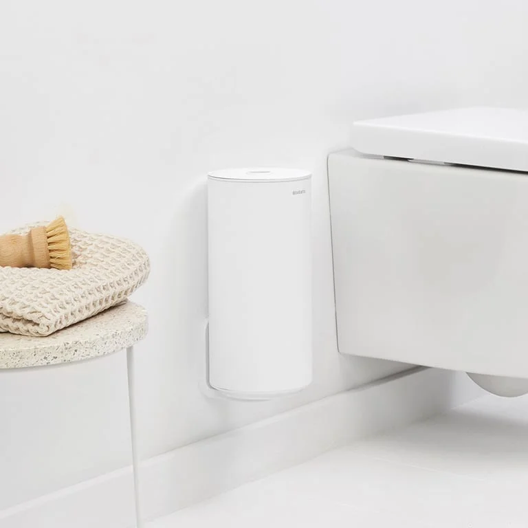 Toilet Roll Dispenser Brabantia MindSet Mineral Fresh White