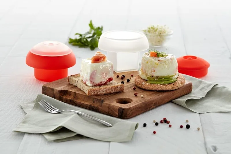 Egg cylinder for microwave Lekue