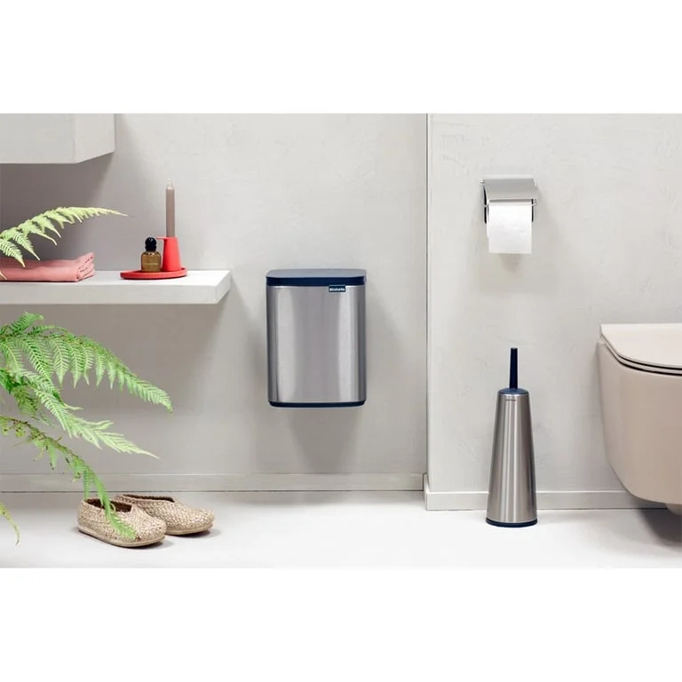 Waste Bin Brabantia Bo Small 7L, Matt Steel Fingerprint Proof