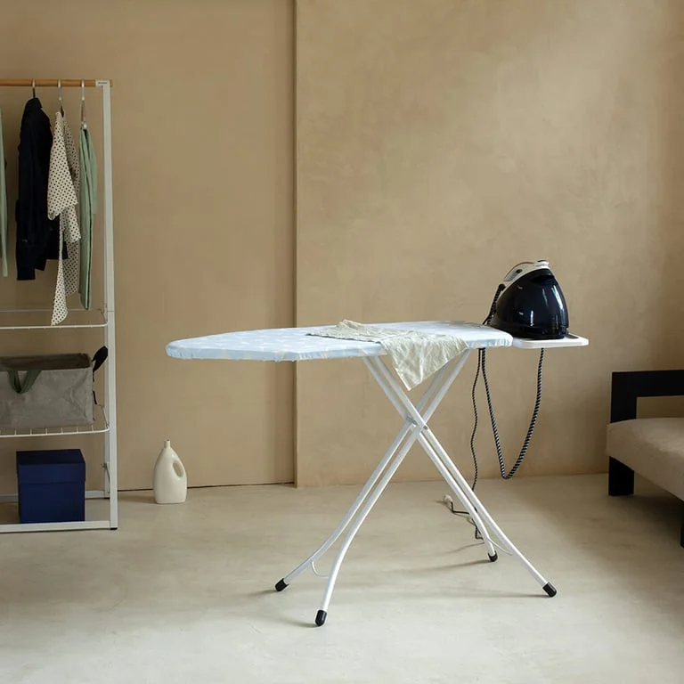 Ironing Board Brabantia C 124x45cm, Solid Steam Unit Holder, Fresh Breeze