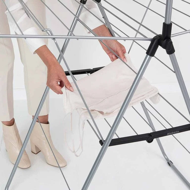 Drying Rack Brabantia Hangon, 25m, Rod, Metallic Grey