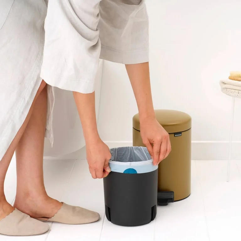 Кош за смет с педал Brabantia NewIcon 5L, Warm Gold