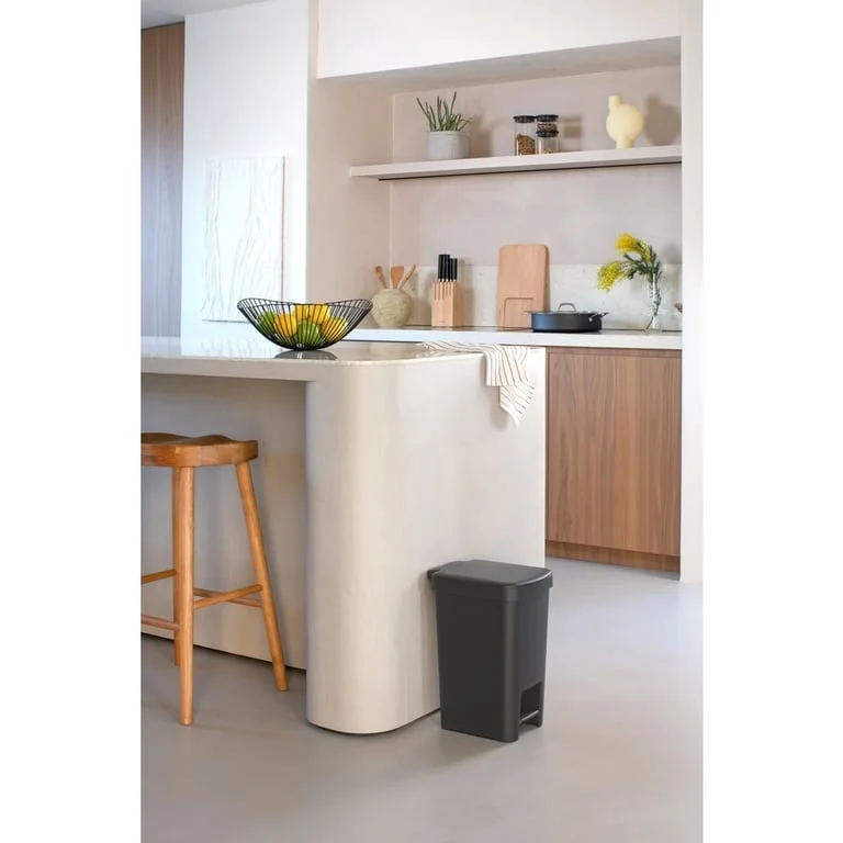 Pedal Waste Bin Brabantia StepUp 16L, Dark Grey