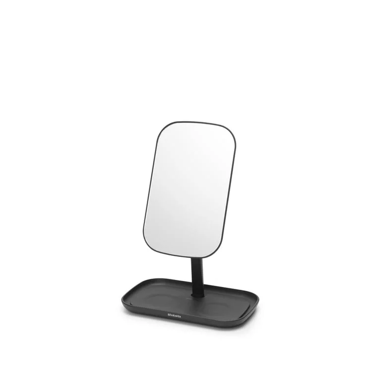 Mirror with Storage Tray Brabantia, Dark Grey