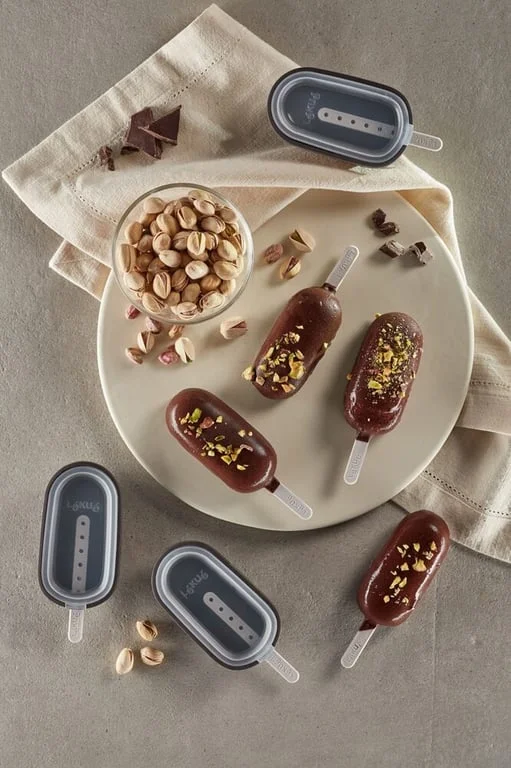Ice cream moulds with lid Lekue, classic, 4 pcs
