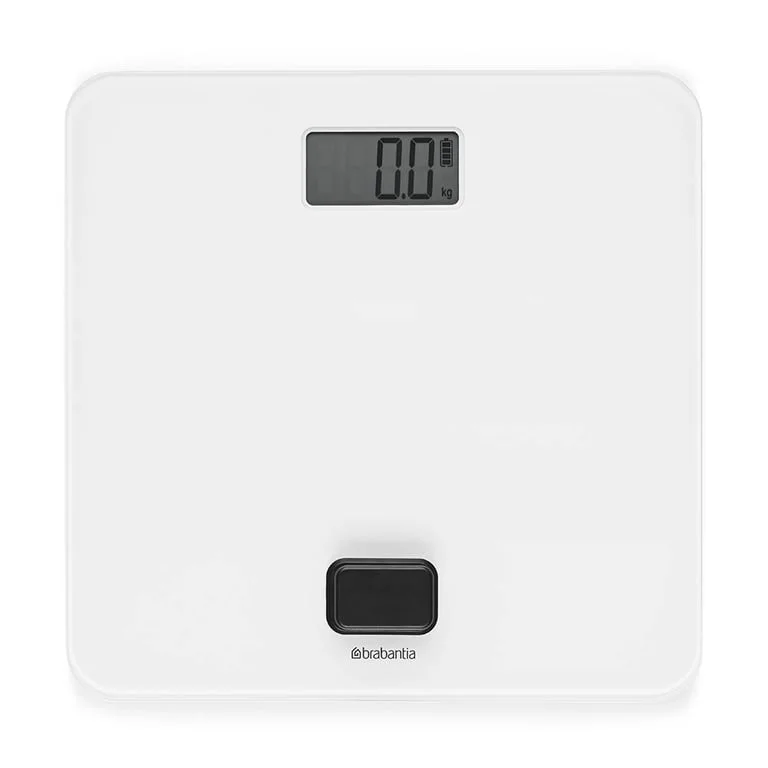 Дигитална везна за баня Brabantia ReNew White, работа без батерии