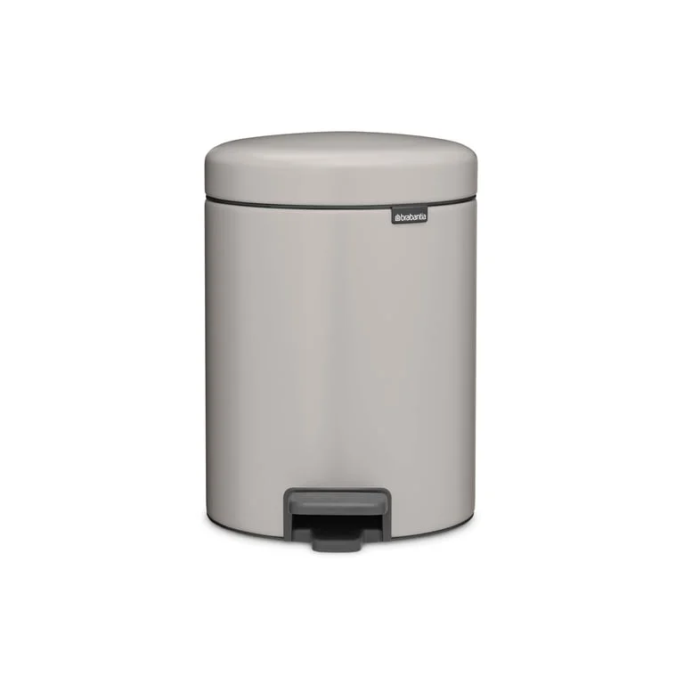 Кош за смет с педал Brabantia NewIcon 5L, Soft Grey