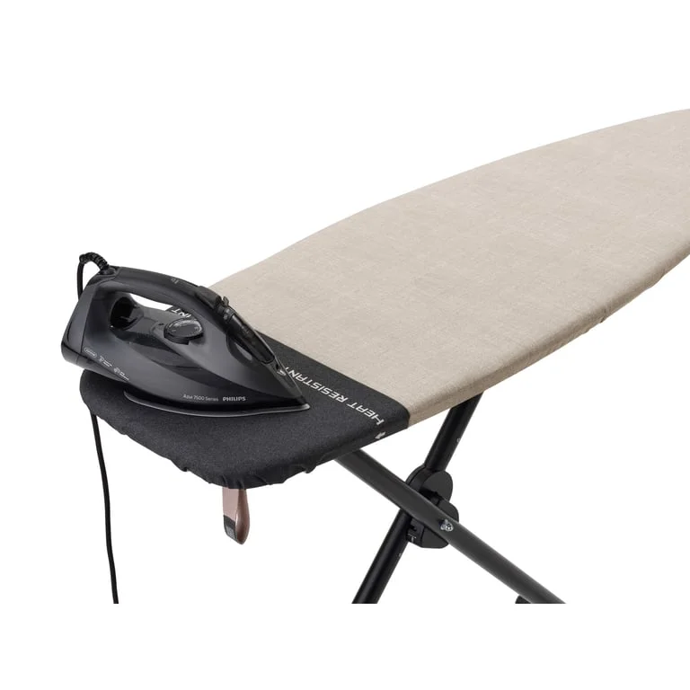 Маса за гладене Brabantia D 135x45cm с топлоустойчива зона за ютия, Denim Grey
