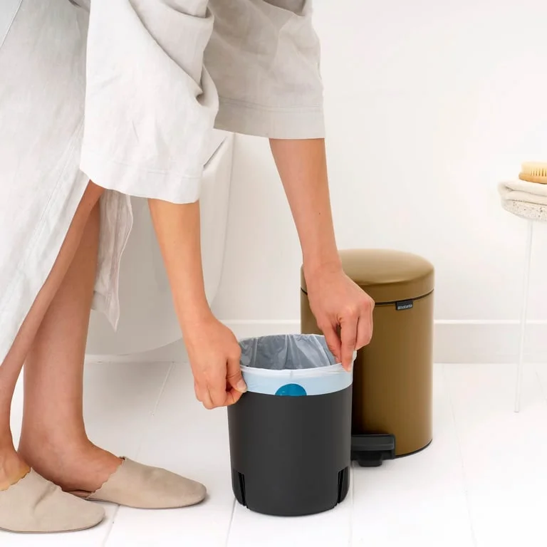 Кош за смет с педал Brabantia NewIcon 5L, Warm Brass