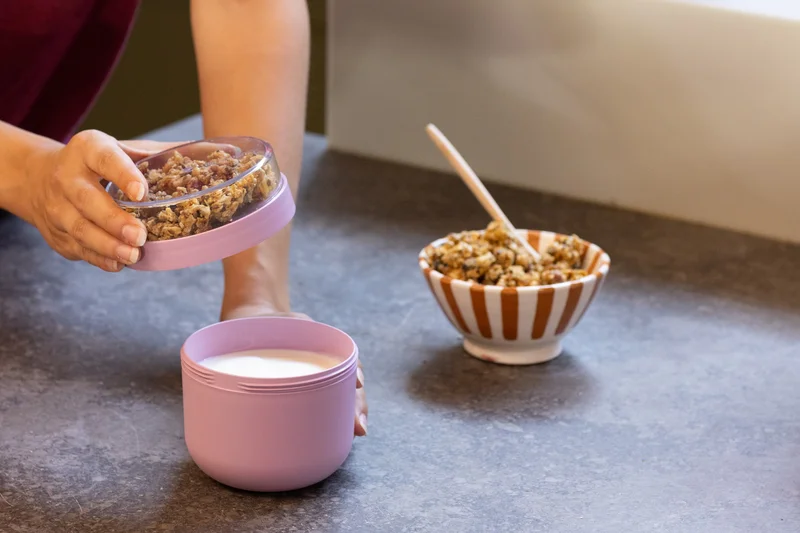 Breakfast Bowl Brabantia Make&Take Lilac Pink 500ml, Plastic