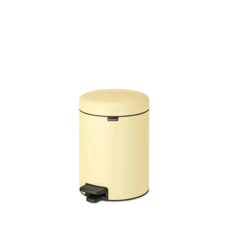 Pedal Waste Bin Brabantia NewIcon 5L, Mellow Yellow