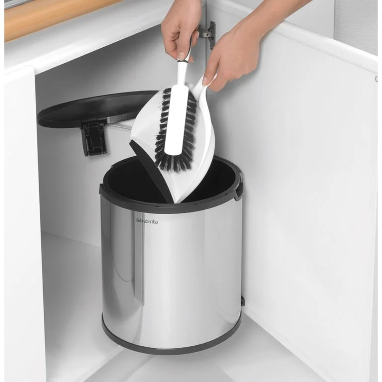 Build-In Bin Brabantia, 15 L Brilliant Steel