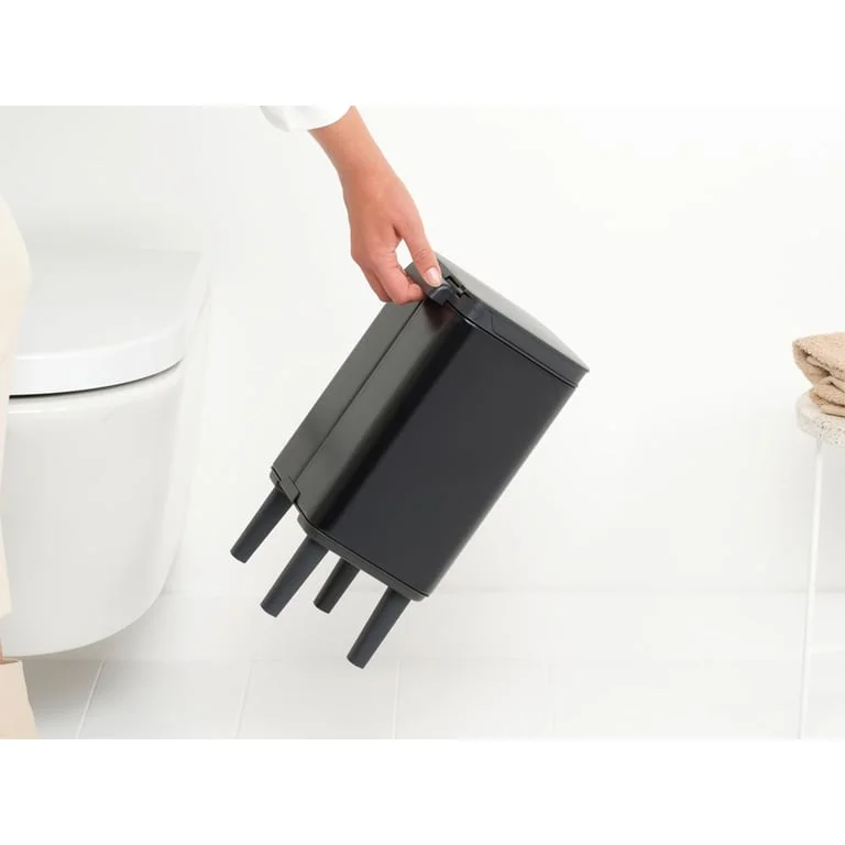 Waste Bin Brabantia Bo Small Hi 4L, Matt Black
