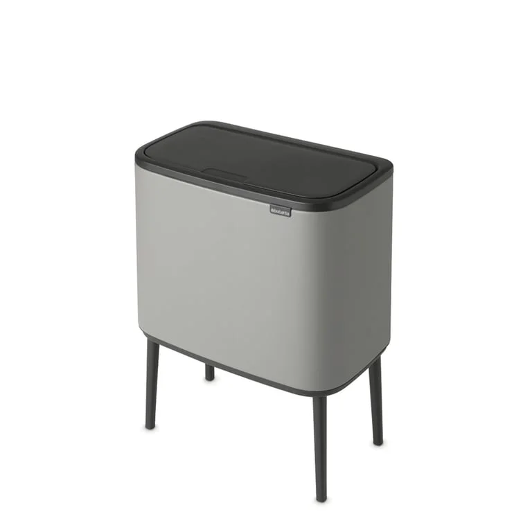 Кош за смет Brabantia Bo Touch 11+23L, Mineral Concrete Grey