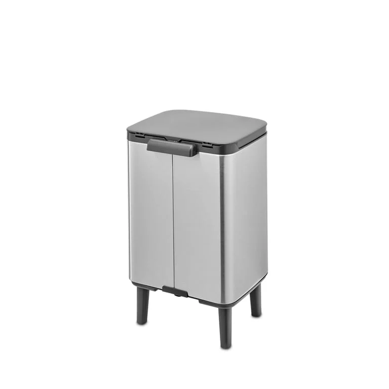 Waste Bin Brabantia Bo Small Hi 7L, Matt Steel Fingerprint Proof