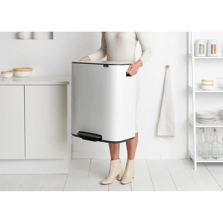 Waste Bin Brabantia Bo Pedal 60L, White