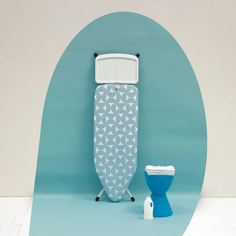 Ironing Board Brabantia C 124x45cm, Solid Steam Unit Holder, Fresh Breeze