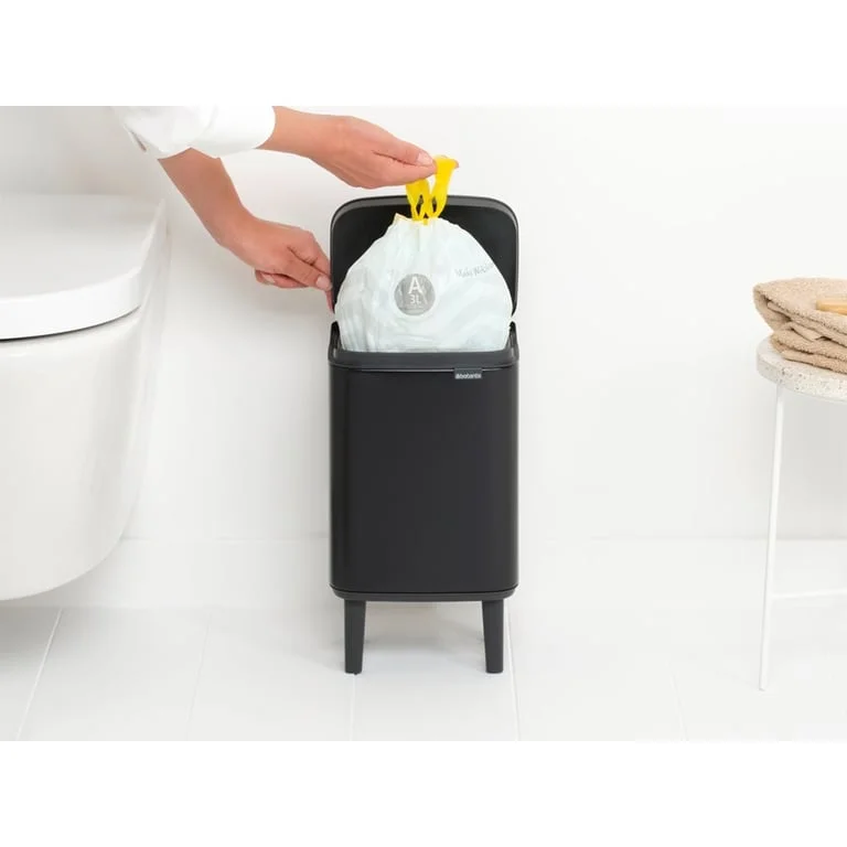 Waste Bin Brabantia Bo Small Hi 4L, Matt Black