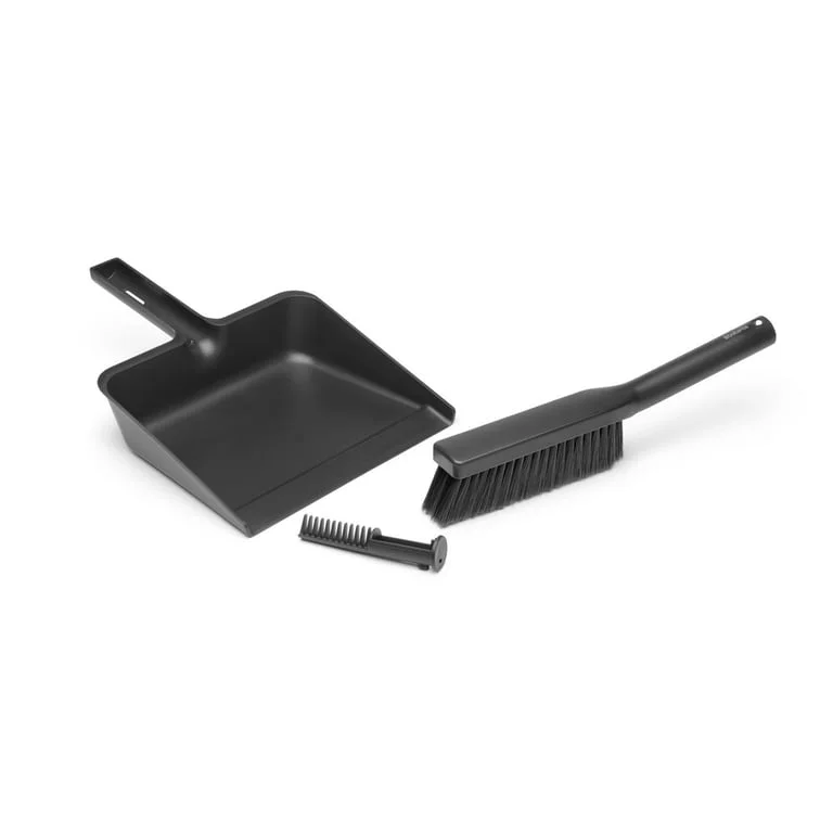 Dustpan and Brush Set Brabantia SinkSide Dark Grey