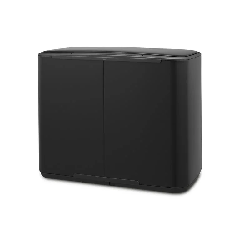 Brabantia Bo Pedal Bin, 3 x 11L, Matt Black