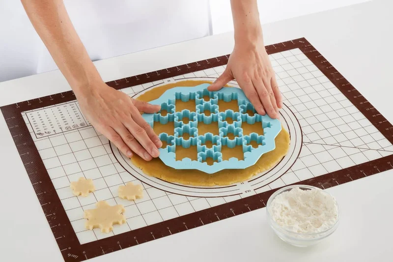 Pastry Mat Lekue 60x40cm, Silicone, with measures