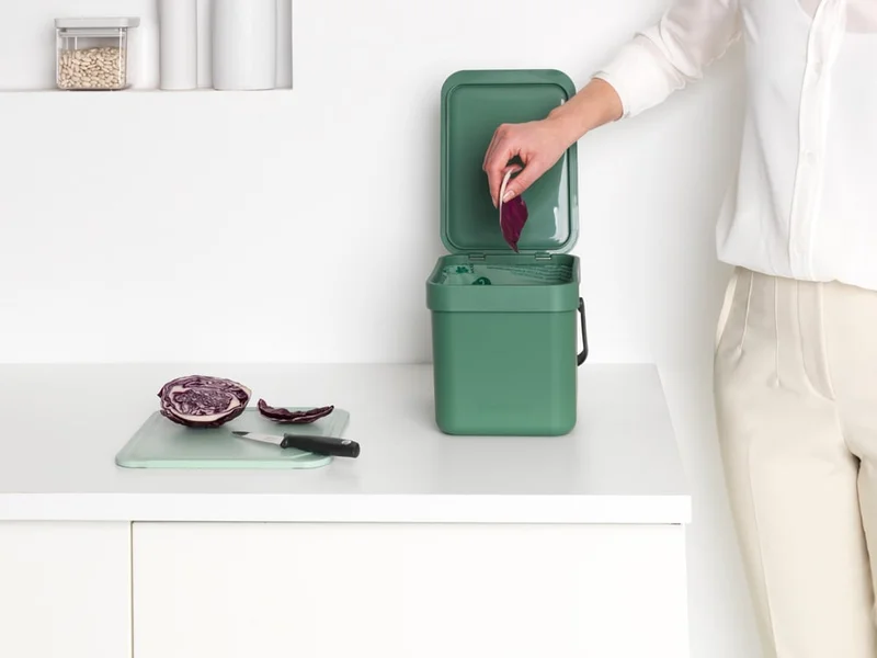 Waste Bin Brabantia Sort&Go 6L, Fir Green