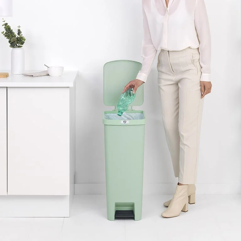 Кош за смет с педал Brabantia StepUp 40L, Jade Green