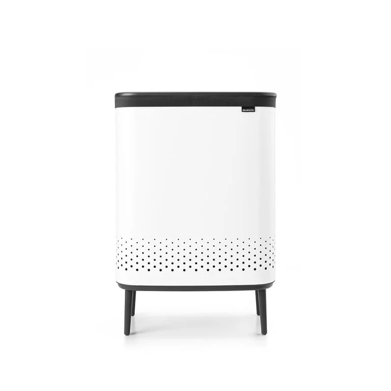 Laundry Bin Brabantia Bo, 2x45L, White