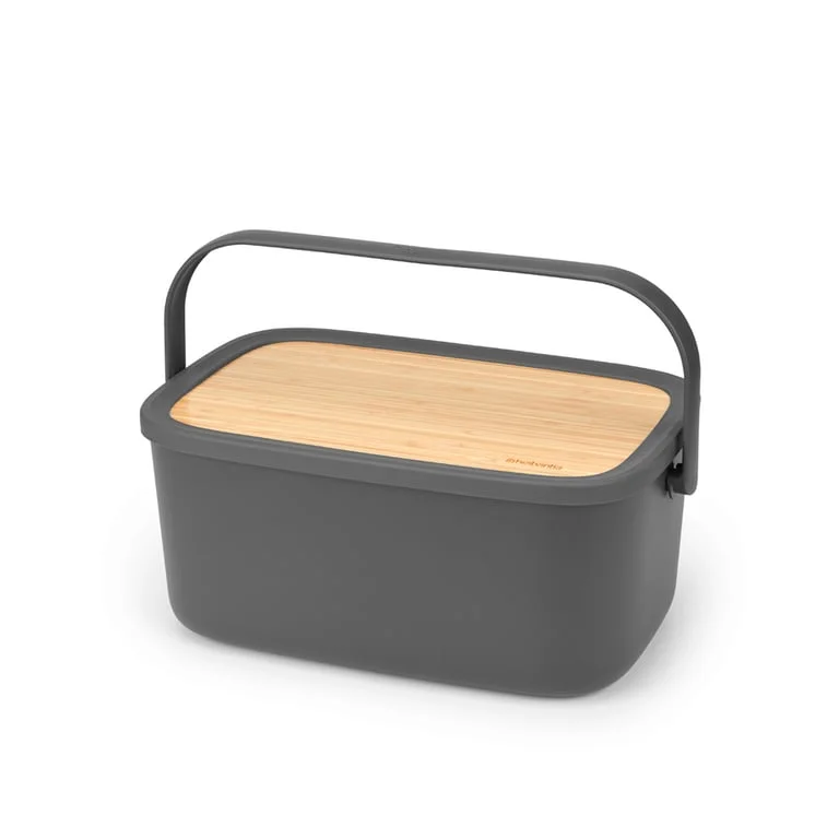 Bread Bin Brabantia Nic, Dark Grey