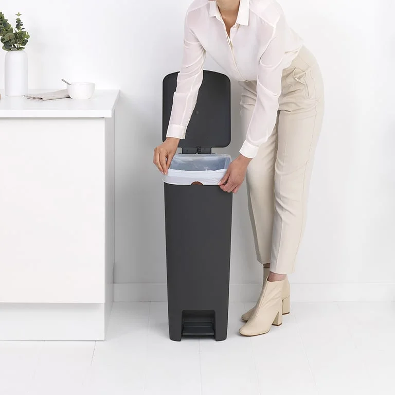Pedal Waste Bin Brabantia StepUp 40L, Dark Grey