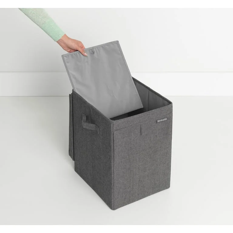 Stackable Laundry Box Brabantia Linn, 35L, Pepper Black