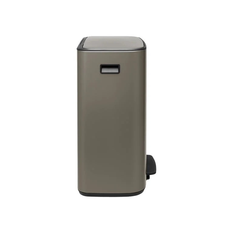Waste Bin Brabantia Bo Pedal 2x30L, Platinum