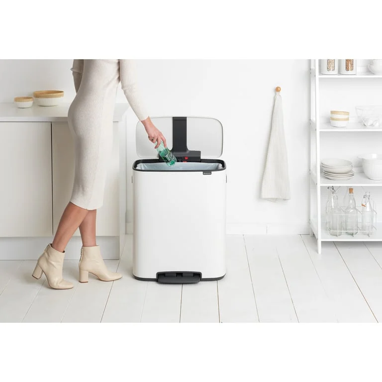 Waste Bin Brabantia Bo Pedal 60L, White