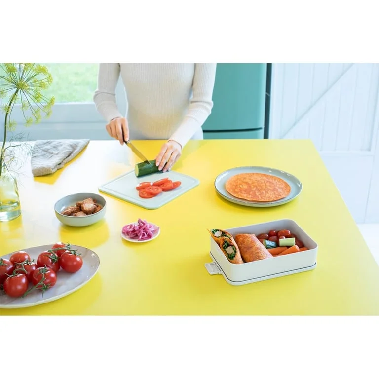 Lunch Box Brabantia Make&Take Light Grey Large, Plastic