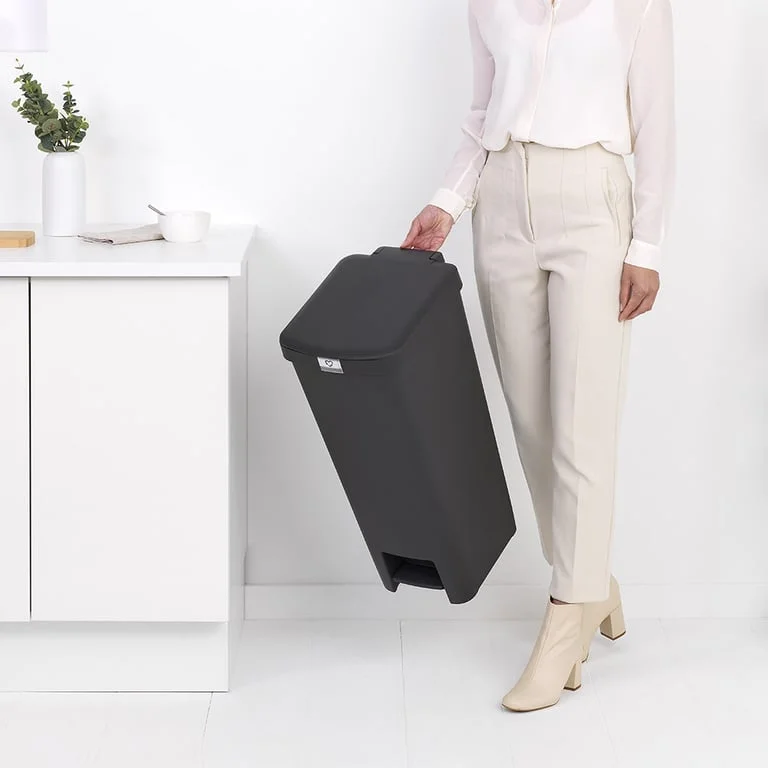 Pedal Waste Bin Brabantia StepUp 40L, Dark Grey