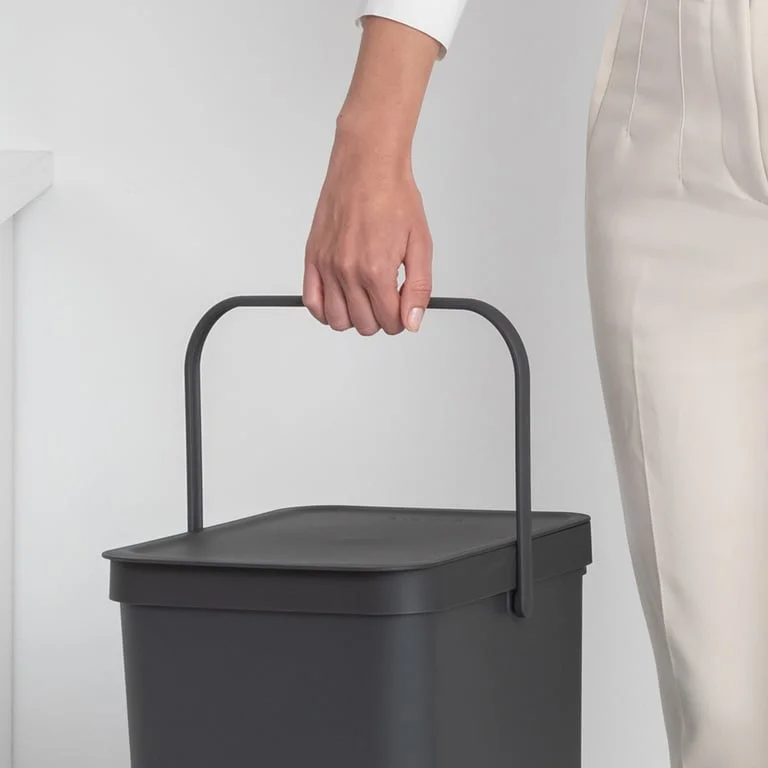 Waste Bin Brabantia Sort&Go 40L, Dark Grey
