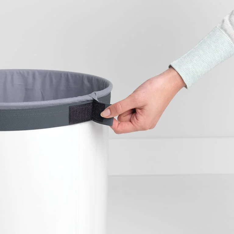 Кош за пране Brabantia 60L, White, корков капак