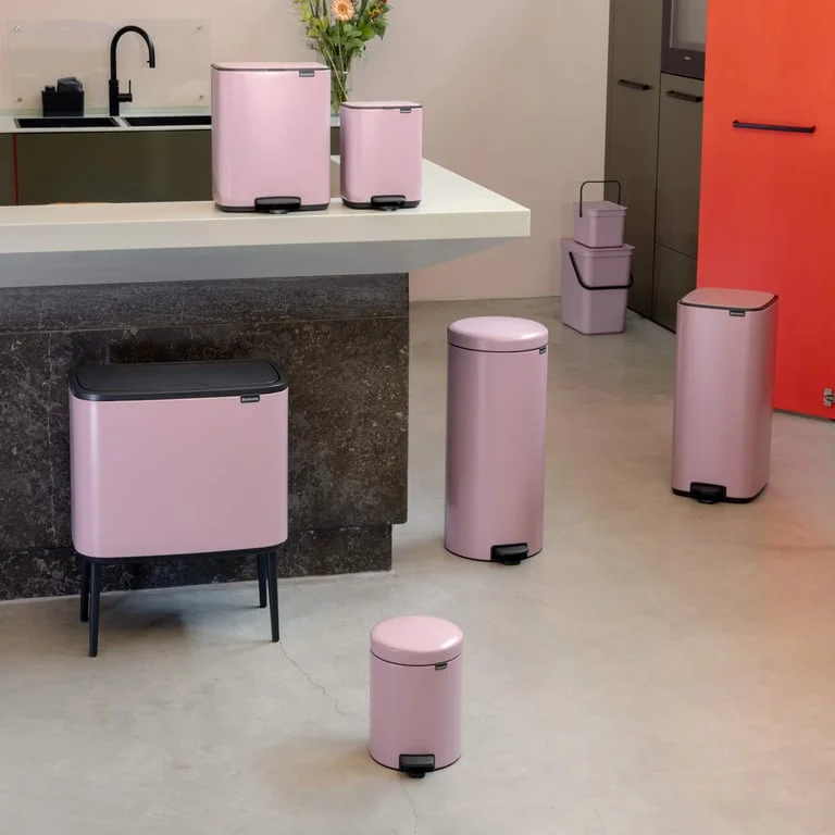 Кош за смет с педал Brabantia NewIcon 30L, Lilac Pink