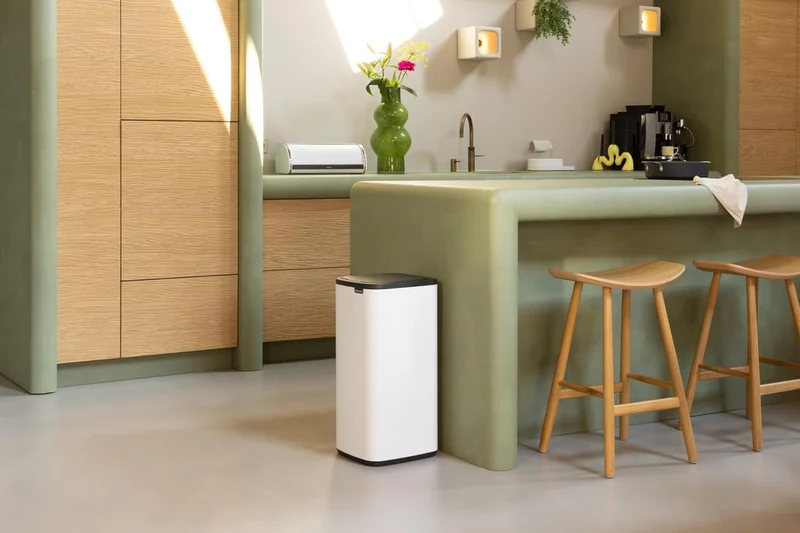 Waste Bin Brabantia Bo Touch 30L, White