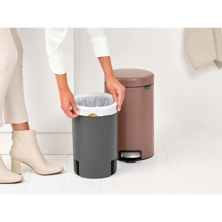 Pedal Waste Bin Brabantia NewIcon 12L, Satin Taupe