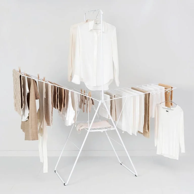 Drying Rack Brabantia Hangon, 25m, Rod, Fresh White