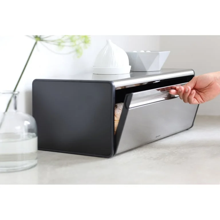 Bread Bin Brabantia, Fall Front Matt Black