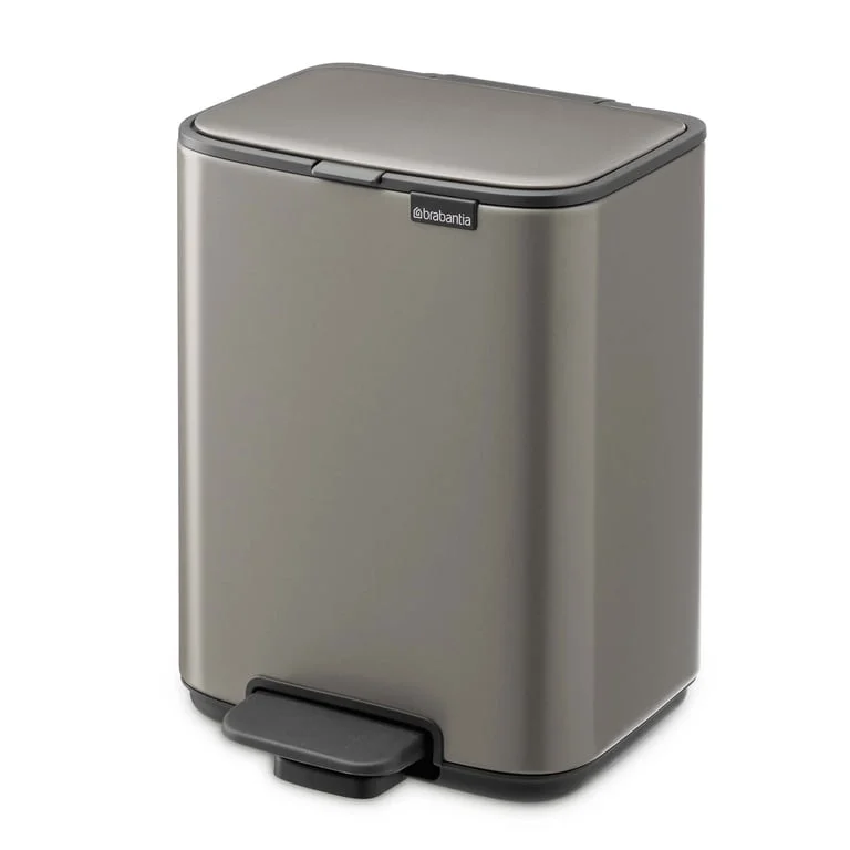 Кош за смет Brabantia Bo Pedal 4L, Platinum