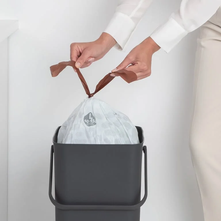 Waste Bin Brabantia Sort&Go 40L, Dark Grey