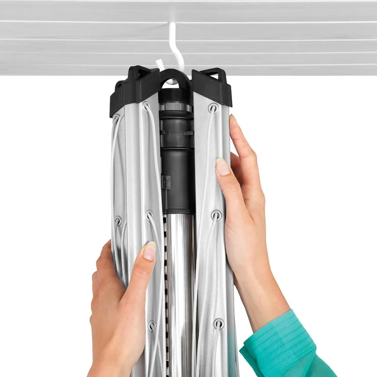 Външен простор Brabantia Lift-O-Matic 60m, метален шиш за вкопаване, калъф