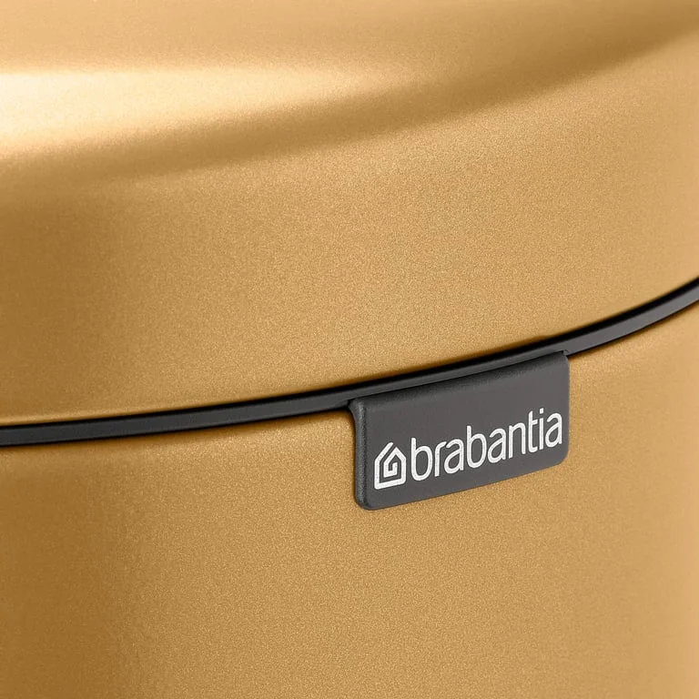 Кош за смет с педал Brabantia NewIcon 5L, Warm Gold