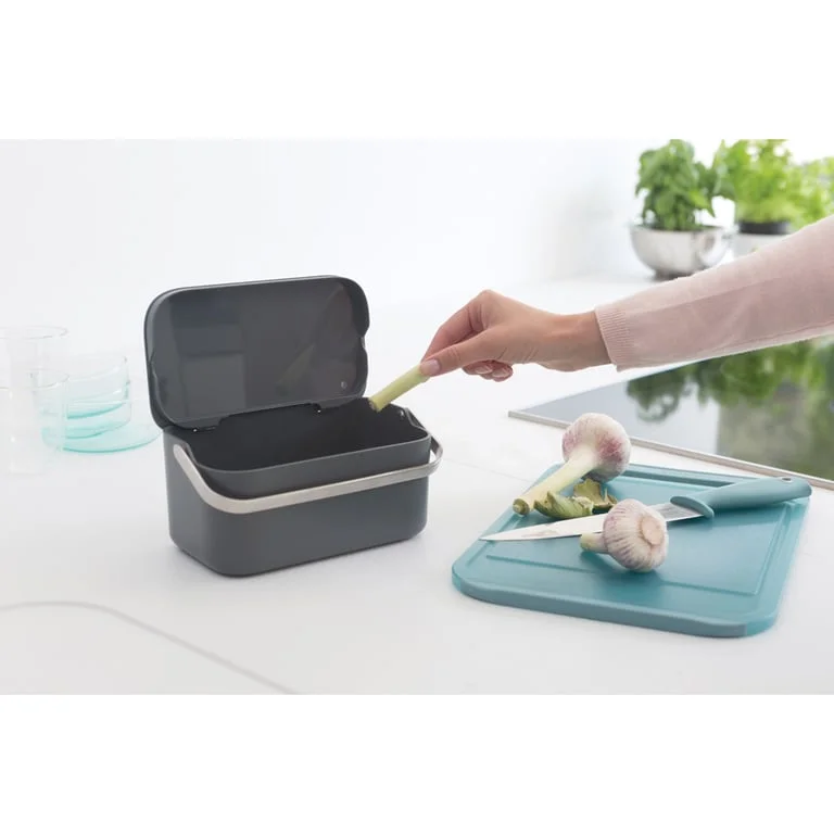 Food waste caddy, Brabantia, Dark Grey