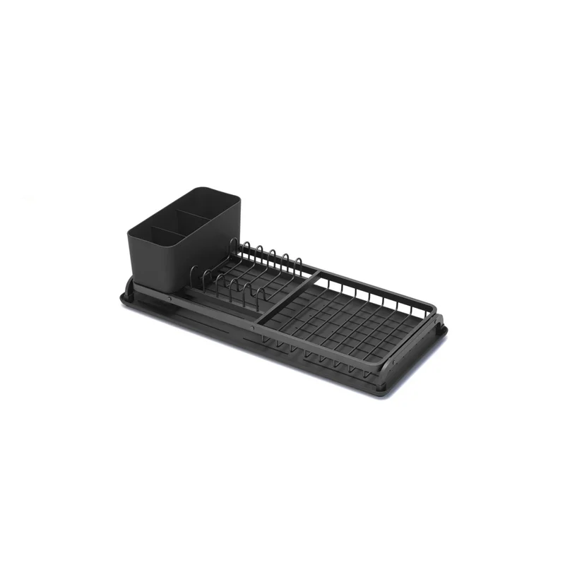 Compact dish drying rack, Brabantia, Dark Grey