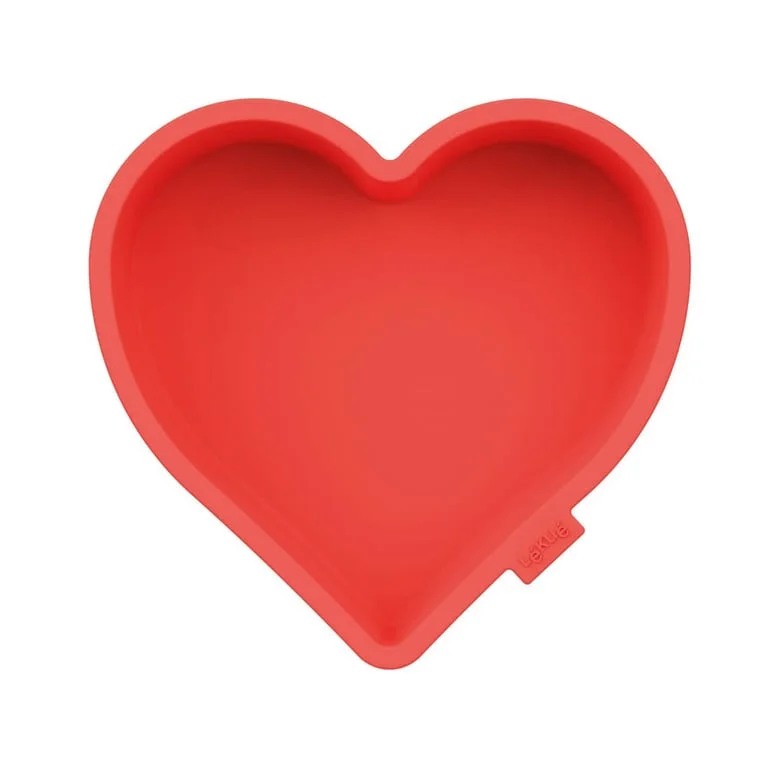 Heart Cake Mould Lekue 24.2x22.9xH4.4cm, Silicone